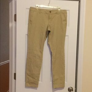 Low Rise Skinny Khakis
